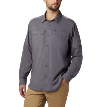 Columbia Overhemd Heren, Silver Ridge Lite Long Sleeve Grijs, 74SPAIJQU